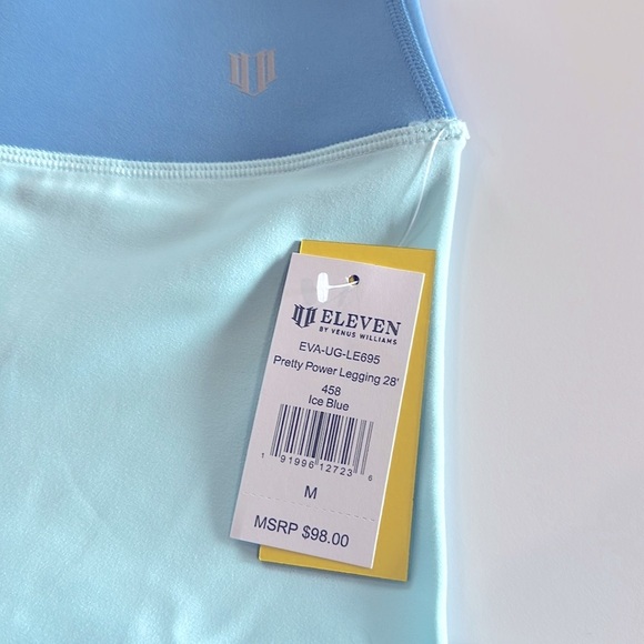 EleVen by Venus Williams Pretty Power Legging – Size M or L – Ice Blue – NWT - Picture 4 of 11